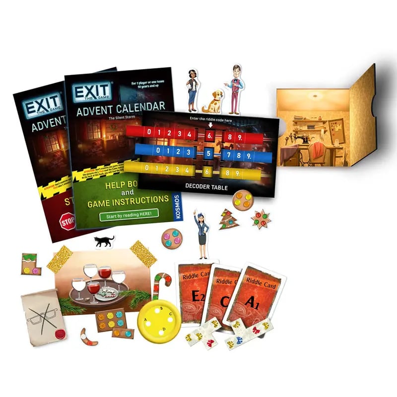 🔐🎄Escape the Workshop! Advent Calendar – 🗝️ ✨ 24 Days of Puzzle Adventure & Fun