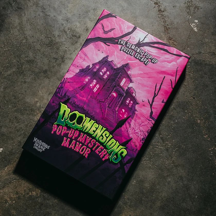 🕵️Doomensions: Mystery Manor — 3D Haunted Mansion Puzzle Experience | An 8–12 Hour Paranormal Escape-Room Adventure for 1–4 Investigators, Ages 14+