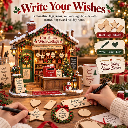 🎄 The Christmas Wish Cottage™-3D Slot-In DIY Christmas Craft Kit