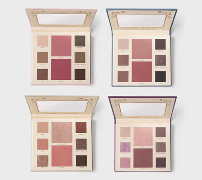💄✨ 4-Palette Beauty Wardrobe – 32 Matte & Shimmer Shades for Everyday to Party Looks