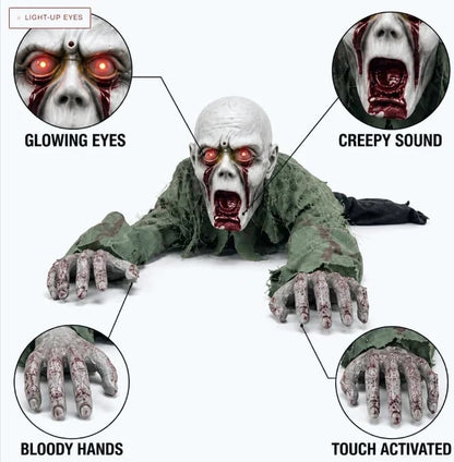 🔥Buy 2 Get 20% OFF🔥🎃 Crawling Halloween Ghoul™ — Glowing Eyes, Creepy Sounds & Real Crawling Action
