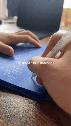 🎨📘 Think in Color Creative Notebook – 140 GSM Pages + Free White Gel Pen