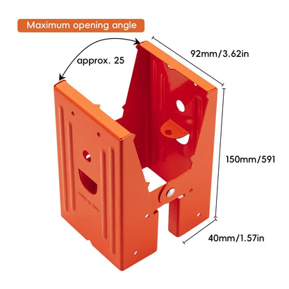 🔧 2-Pack Heavy-Duty Sawhorse Brackets with Down Clamp – Adjustable Quick-Fix Clips for Woodworking, DIY & Jobsite Cutting