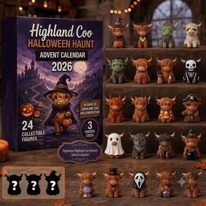 🐮 Highland Coo Halloween Haunt 2026 Advent Calendar