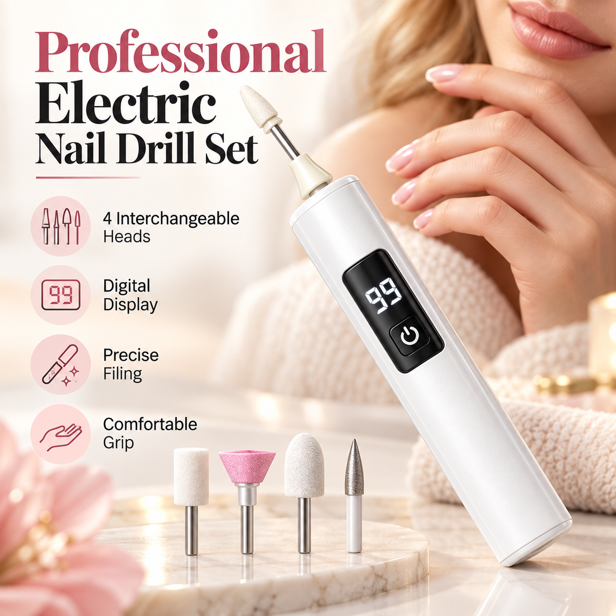 Professional Electric Nail Drill Set
