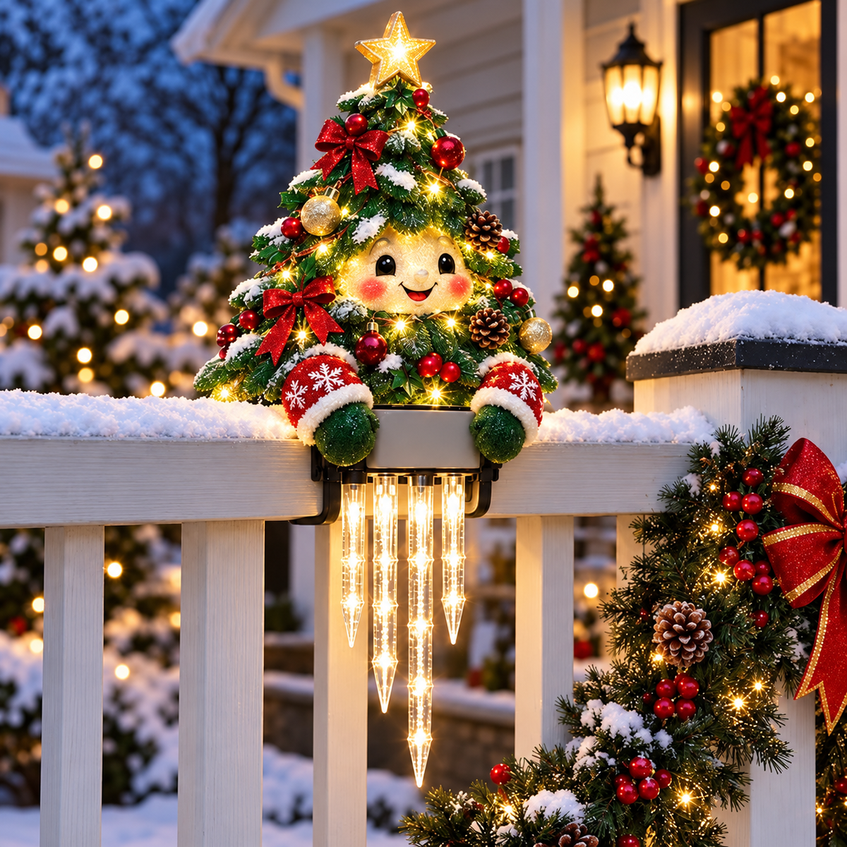 🎄Christmas Character Railing Lights
