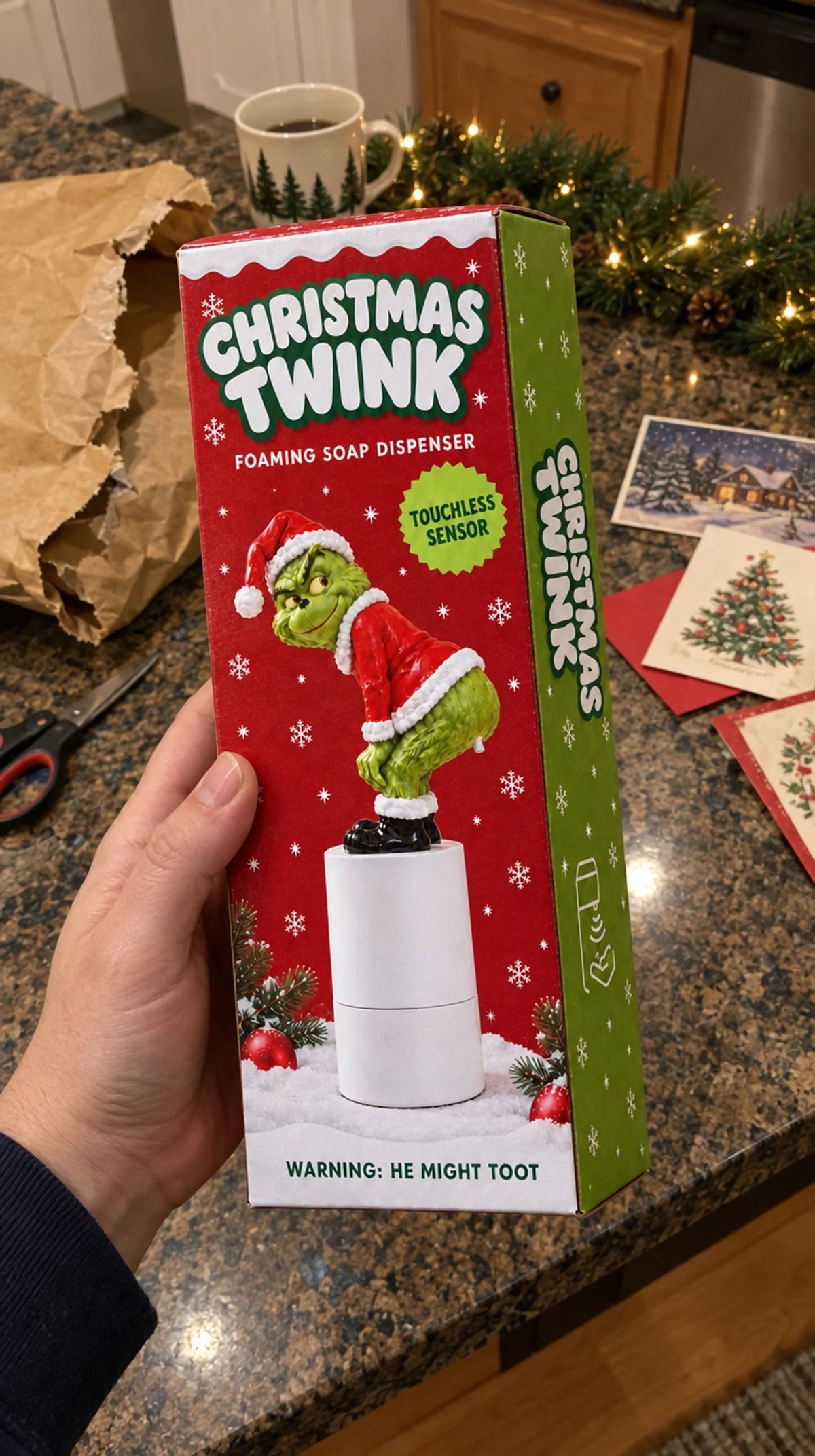 💨The Christmas Soap Dispenser That Toots✨