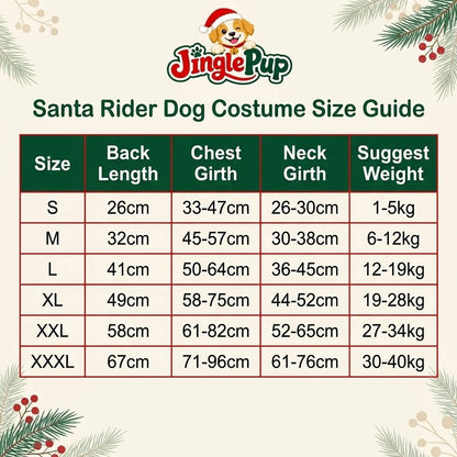 🎅 Christmas Dog Costume-Turn Your Dog Into Santa’s Funniest Christmas Ride! 🐶🎄