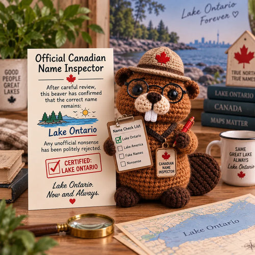 ⏳ Last Day 49% OFF – 🦫 Lake Ontario Emotional Support Beaver Crochet Keepsake | 5 Canadian-Inspired Personalities with Matching Message Cards for Cottage Families, Lake Lovers & Meaningful Gifts 🍁