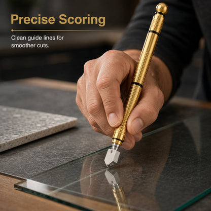 🔧🎯 Handheld Precision Scoring Cutter – Compact Tool for Glass, Ceramic & Porcelain Projects