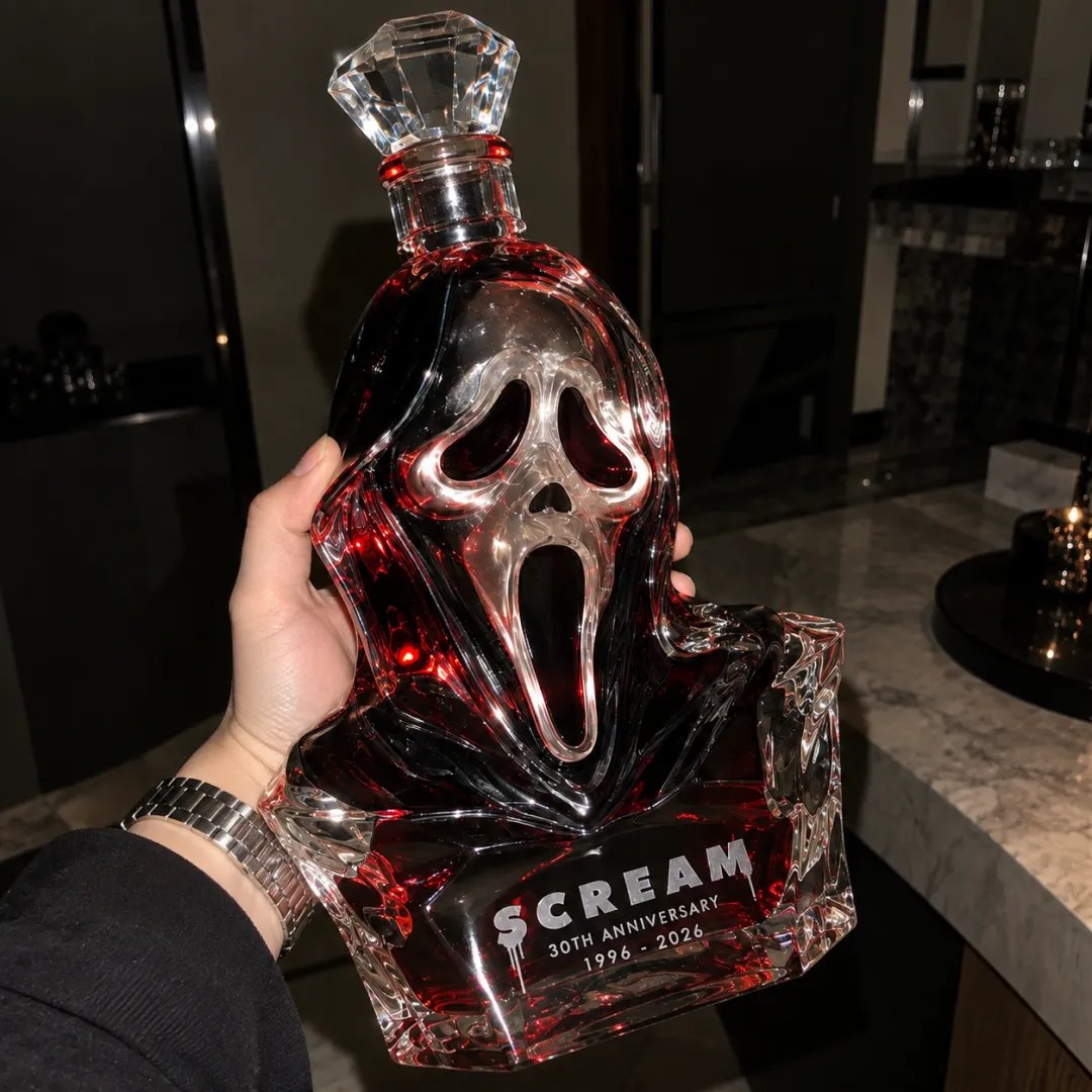 🔪 SCREAM 30th Anniversary Ghostface Collector’s Decanter – 1996–2026
