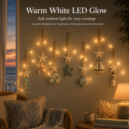 ✨Seaside Glow Wall Hangings — Set of 7