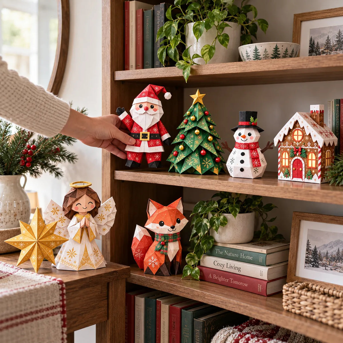 🎄✨ Create Your Own Christmas Magic – Easy 3D Layered Paper Craft Kit for Beginners