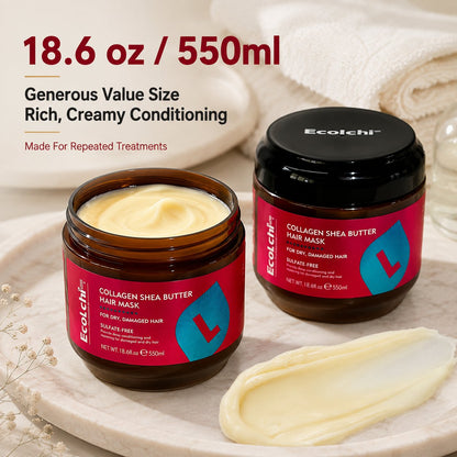 🌿💇‍♀️Collagen Shea Butter Repair Hair Mask