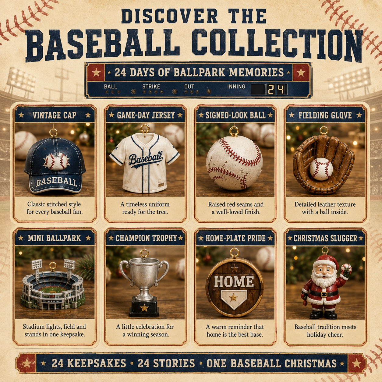 ⚾️Baseball Christmas Advent Calendar