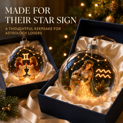 ✨ Lighted Zodiac Christmas Ornament