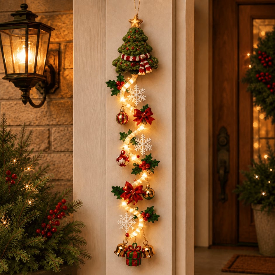🎁 Limited Time 49% OFF🎅 Glowing Christmas Door Hanger