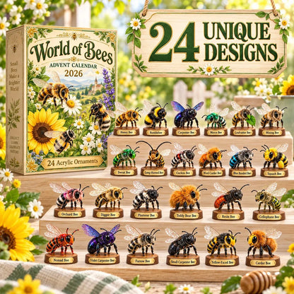🐝 World of Bees 2026 Advent Calendar | 24 Unique Pollinator Keepsakes 🌿
