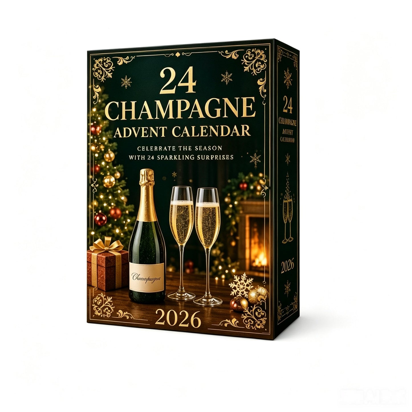 🥂 Champagne Advent Calendar 2026 – 24 Days of Sparkling Christmas Surprises 🎄✨