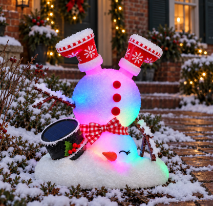 ☃️ Adorable Light-Up Snowmen | 4 Cute Christmas Garden Style 🎁