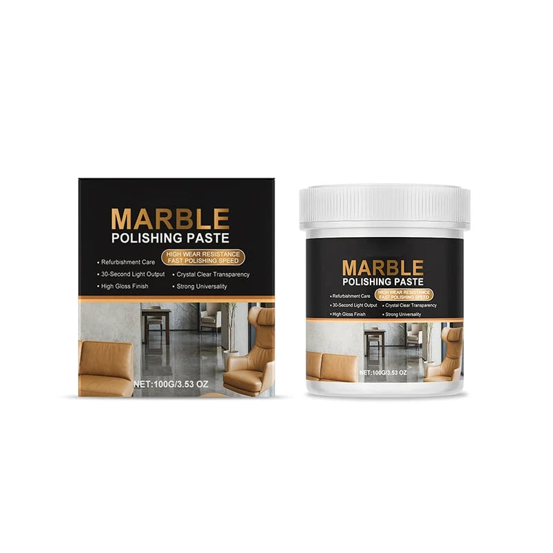 🥳 2026 Best-Seller 🥳💞 Over 50,000 sold! ✨🪨Marble Polishing Paste—Removes scratches and etching marks, restoring the natural luster. The protective layer repels water and fingerprints. Professional-grade restoration that saves you a fortune!