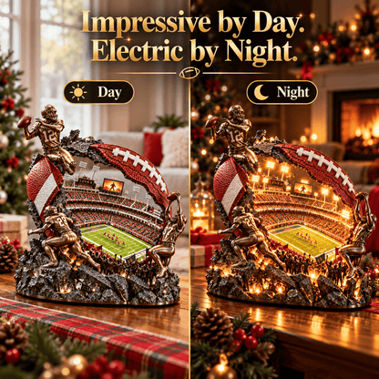 🏈 A Stadium Inside a Football™ – Lighted Game Day Collectible 🏟️