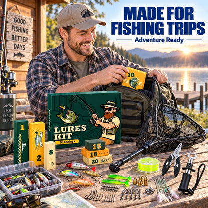 JOE'S FISHING ADVENT CALENDAR -24 Days of Angler's Christmas Advent Calendar🎣