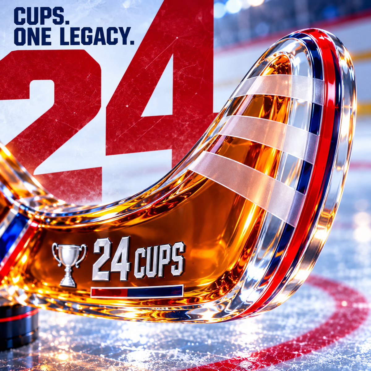 🏒Hockey Stick Whiskey Decanter — 2026–27 Limited Custom Edition