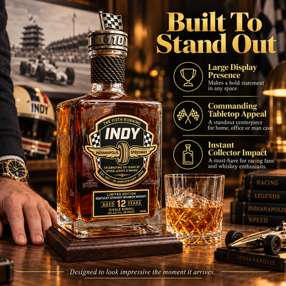 INDY 500 110th Anniversary Limited Edition Whiskey — A Tribute to Speed, Glory & Racing Heritage 🏎️🔥