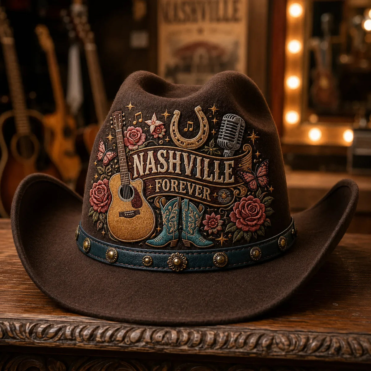 ⏳ Last Day 49% OFF – 🤠 Queen of Country 1946–2026 Tribute Cowboy Hat Collection | Premium Embroidered Western Hats With Guitar, Floral, Rhinestone & Country Music Legacy Designs 🎸✨