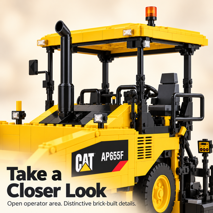 Heavy-Duty Asphalt Paver Building Block Set