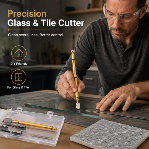 🔧🎯 Handheld Precision Scoring Cutter – Compact Tool for Glass, Ceramic & Porcelain Projects