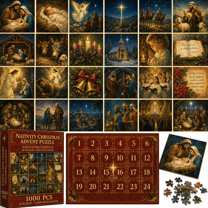 Nativity Christmas Advent Puzzle