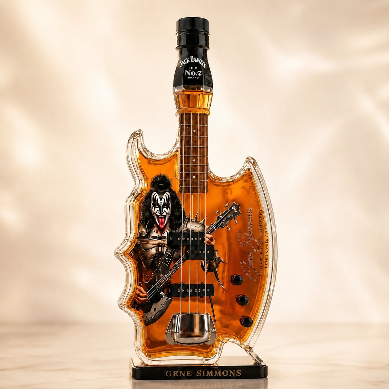 Gene Simmons Signature Bass Guitar Whiskey Decanter