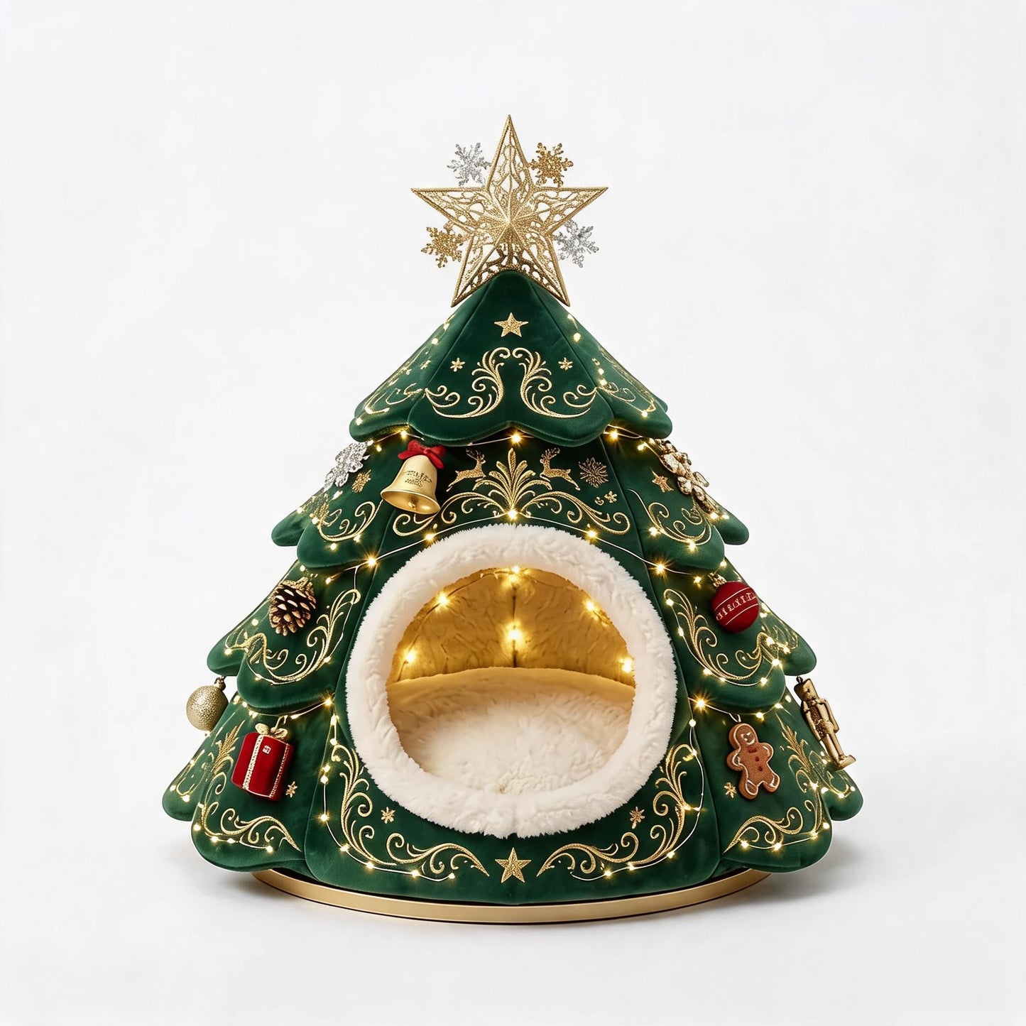 🎄 Santa Paws Christmas Dog Beds – Cozy Festive Sleigh & Holiday Pet Beds