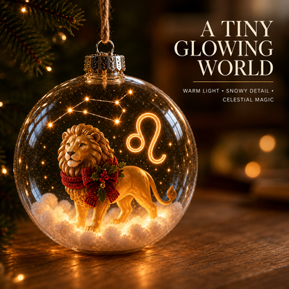 ✨ Lighted Zodiac Christmas Ornament