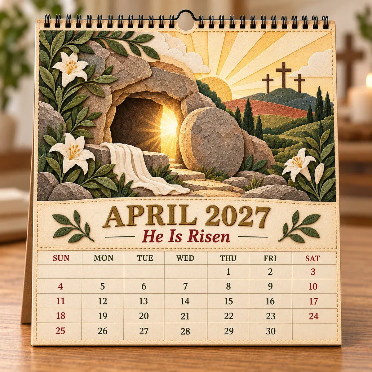 ✝️ 2027 Walking With Jesus Wall Calendar