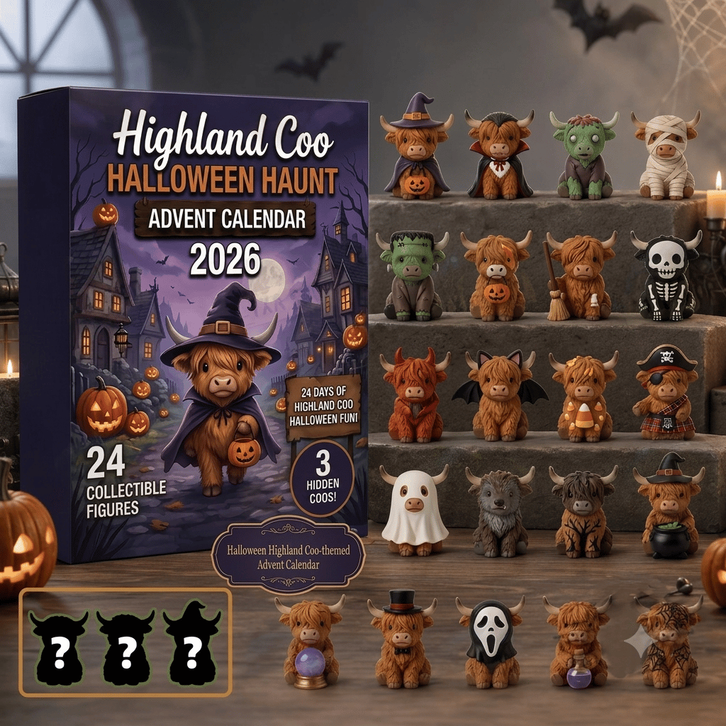 🐮 Highland Coo Halloween Haunt 2026 Advent Calendar