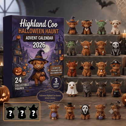 🐮 Highland Coo Halloween Haunt 2026 Advent Calendar