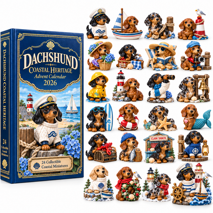 24 Days by the Sea — Dachshund Coastal Heritage Advent Calendar 2026