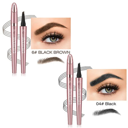 🎁Buy 1 Get 1 Free✨Waterproof Micro-Fork Eyebrow Pencil, Long-Lasting Brow Pen for Natural Hair-Like Strokes
