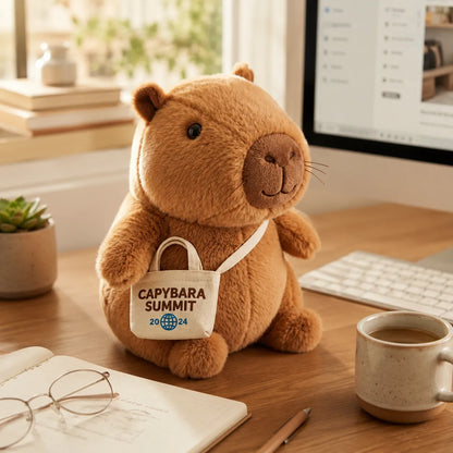 🦫Lazy Capybara Relax Summit Plush Toy