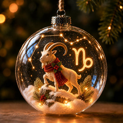 ✨ Lighted Zodiac Christmas Ornament