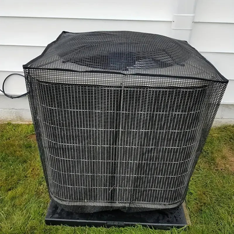 ❄️🍂 Heavy-Duty Mesh AC Cover – All-Season Outdoor Protection
