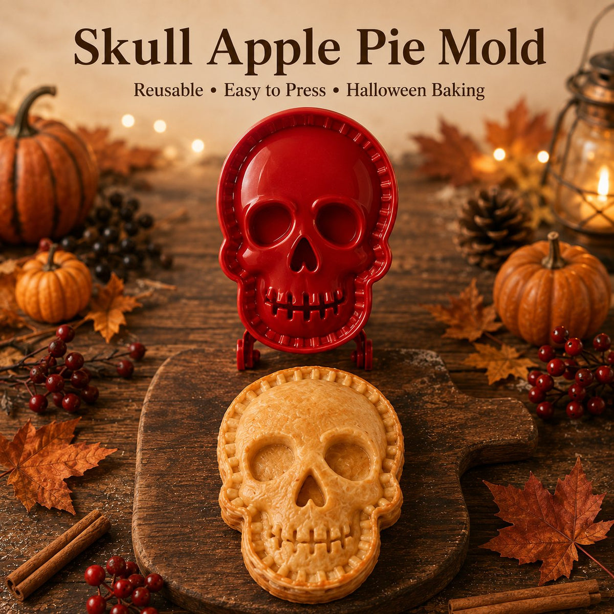 8-Piece Halloween Mini Hand Pie Mold Set