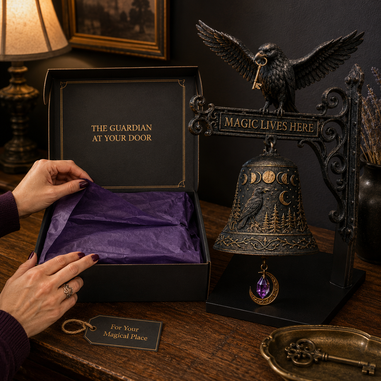 🐦‍⬛Enchanted Raven Academy Bell🔔