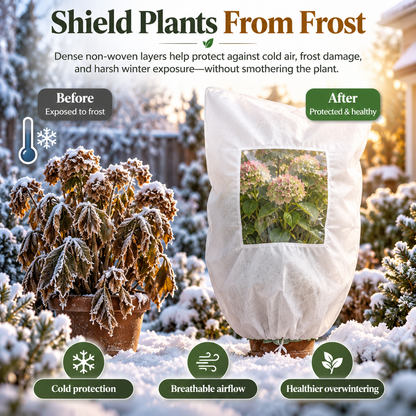 ✨ Plant Frost Cover Nonwoven Reusable Warm Shrubs Blanket
