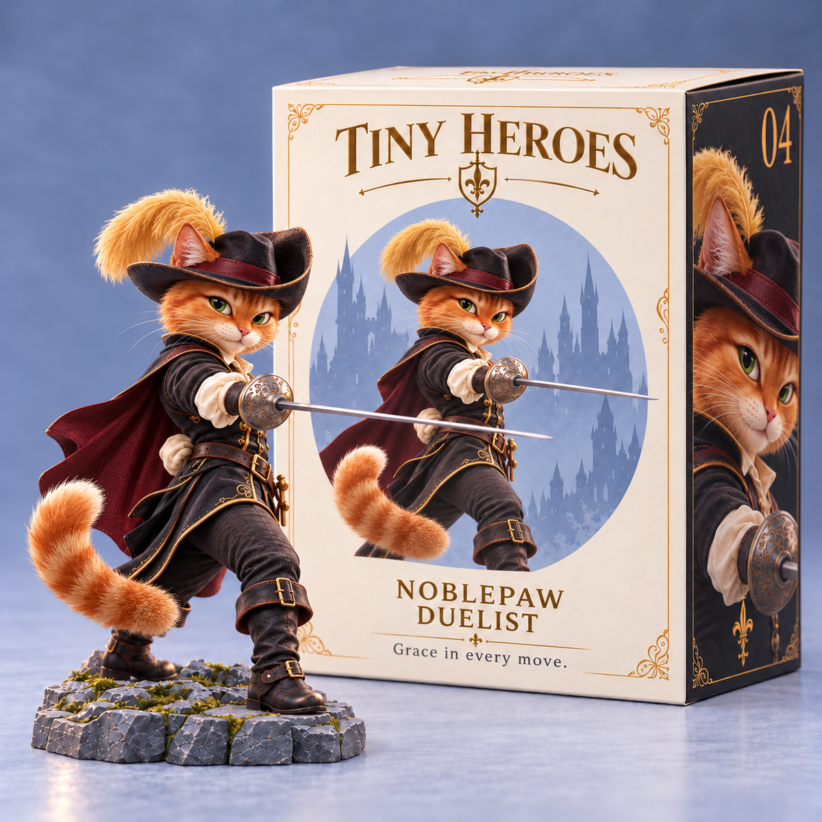 ⚔️ Brave Paws – Fantasy Animal Figurines