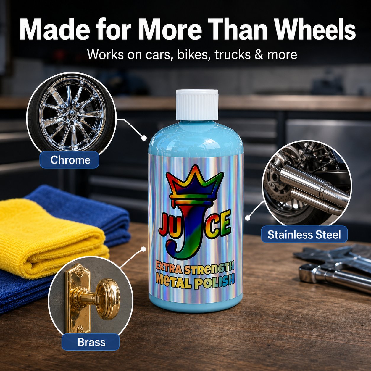 ✨16oz Multi‑Purpose Metal Polish Kit