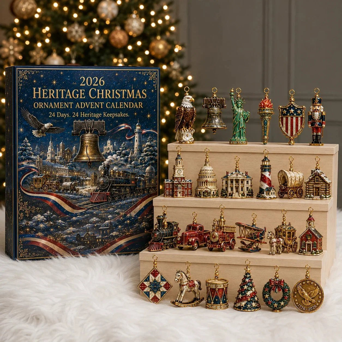 🇺🇸🎄 24 Days of American Heritage – 250th Anniversary Christmas Collector Countdown
